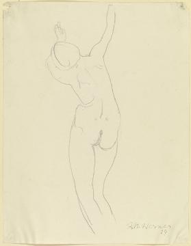 Female nude, standing