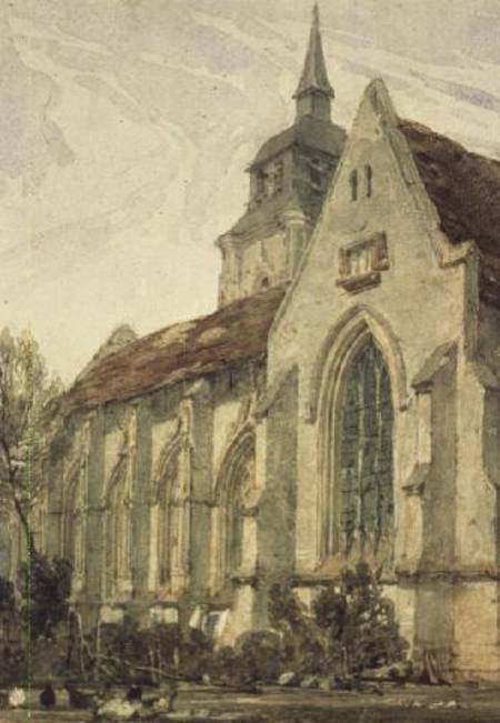 The Church of S. Gilles, Abbeville od Richard Parkes Bonington