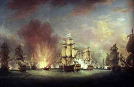 The Moonlight Battle: The Battle off Cape St Vincent od Richard Paton