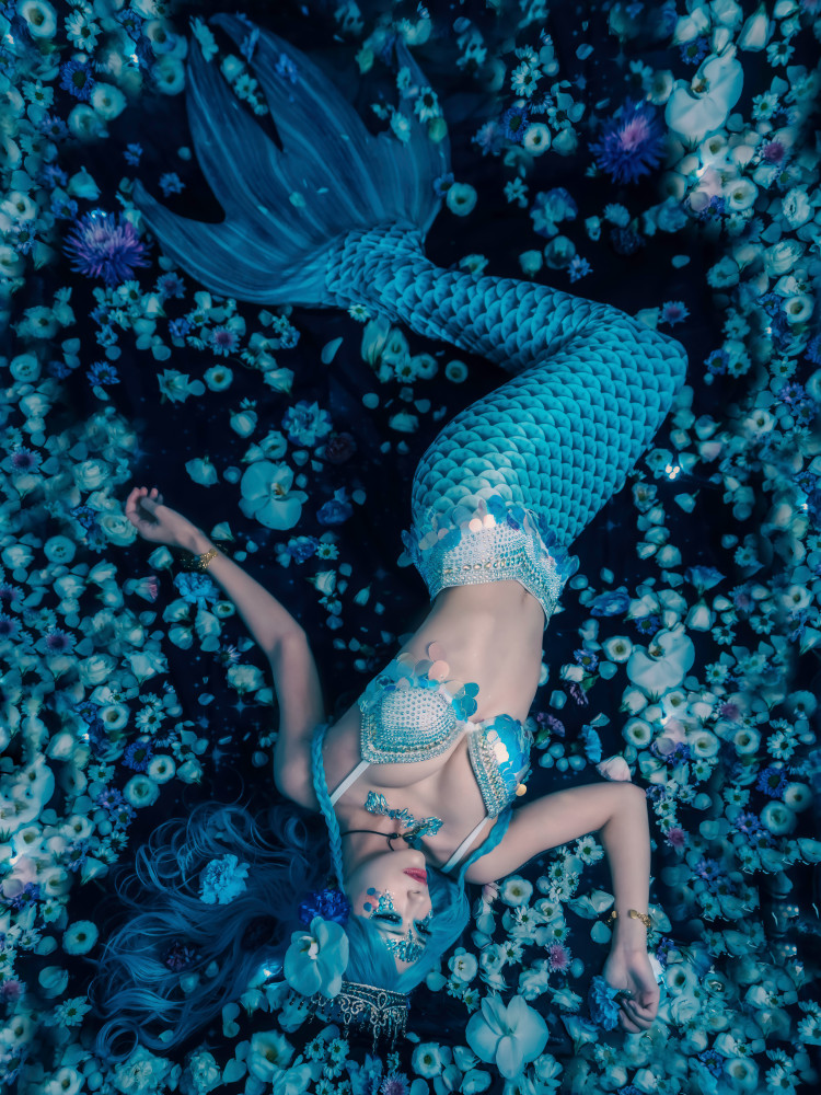 A mermaid dreaming of a starry sky od Rihito(Licht)