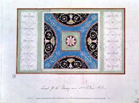 Carpet design for the drawing room, Shelburne House