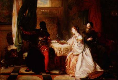 Othello Relating His Adventures to Desdemona od Robert Alexander Hillingford