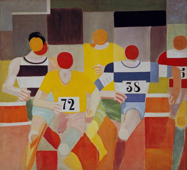 Le's Coureurs. od Robert Delaunay