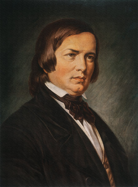 R.Schumann - Robert Schumann jako tisk anebo olejomalba