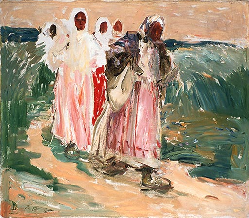 Erntefrauen in Russland od Robert Sterl