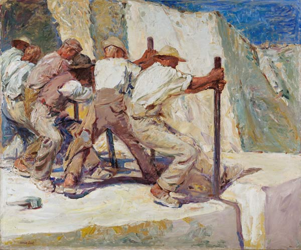The stone breakers od Robert Sterl