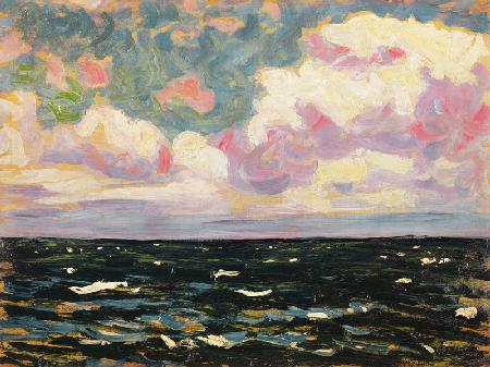 Seascape, c.1896 (oil on board) 