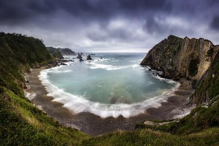 The wink of the sea to the Camino de Santiago