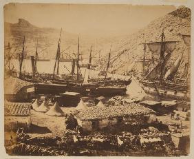 Russian Warships in the Cossack Bay, Balaklava