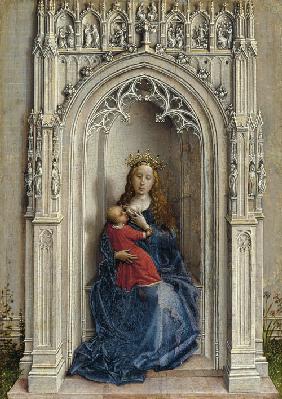 The Virgin and Child enthroned