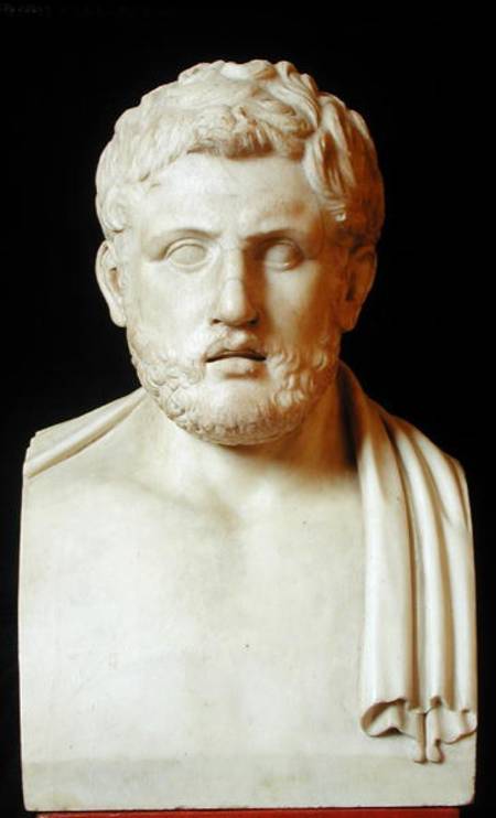 Bust of Alcibiades (c.450-404 BC) od Roman