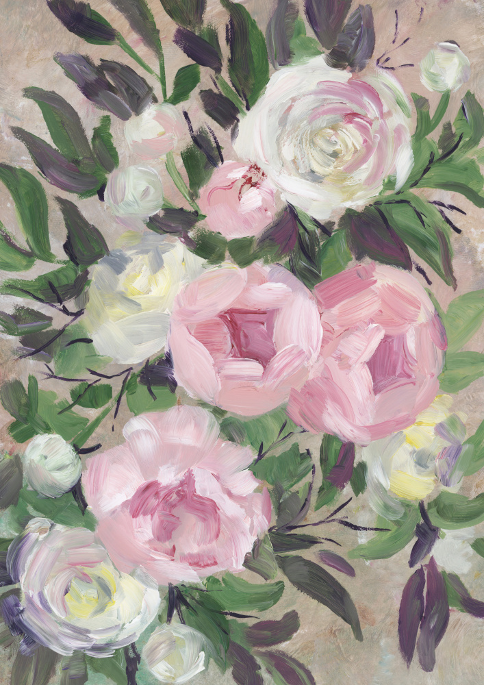 Zoye painterly bouquet od Rosana Laiz Blursbyai