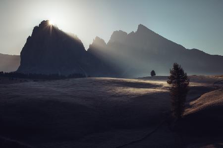 Morning in Dolomites