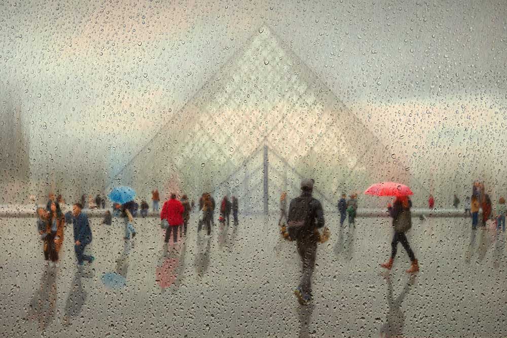 rain in Paris od Roswitha Schleicher-Schwarz