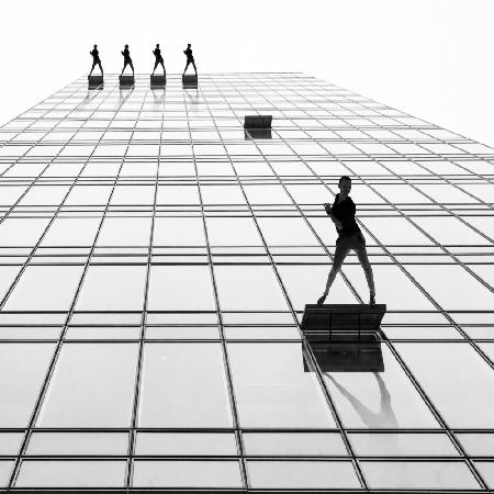 dancers on the skyscraper