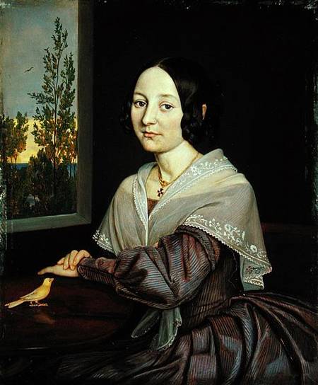 Caroline Luise Mathilde Wasmann (1823-67) od Rudolf Friedrich Wasmann