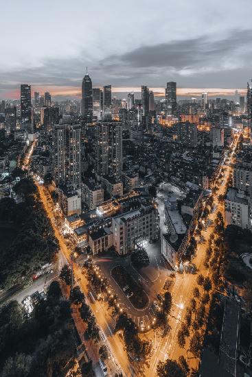 Wuhan skyline (New york style)