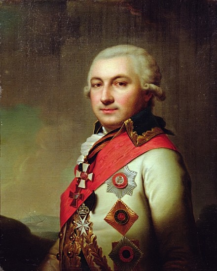 Portrait of Admiral Jose (Osip) de Ribas, after 1796 od Russian School