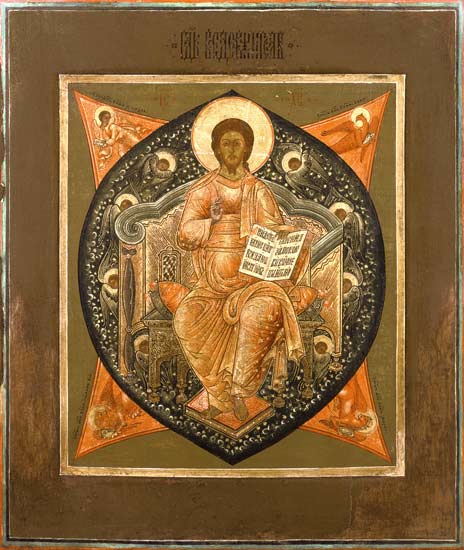 Christ Pantocrator od Russian School