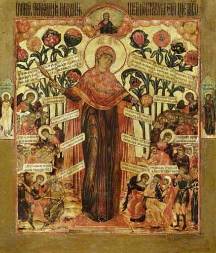 Virgin of the Rose od Russian School