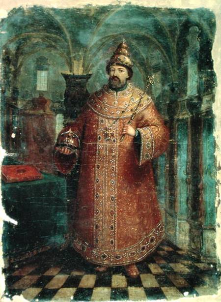 Tsar Ivan Alexeevich V (1666-96) od Russian School