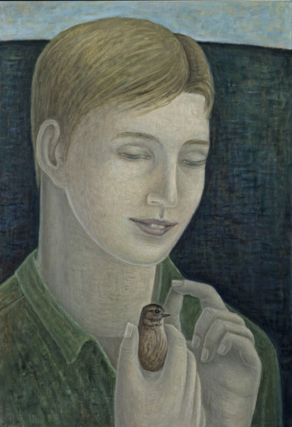 The Young Francis (Boy Holding Bird) od Ruth  Addinall