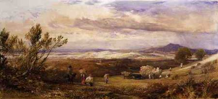 The Cornfield, Cloudy Morning od Samuel Palmer