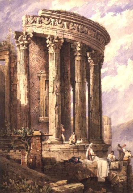 Tivoli, Temple of the Sibyl od Samuel Prout