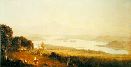 Lake Winnipiseogee od Sandford Robinson Gifford