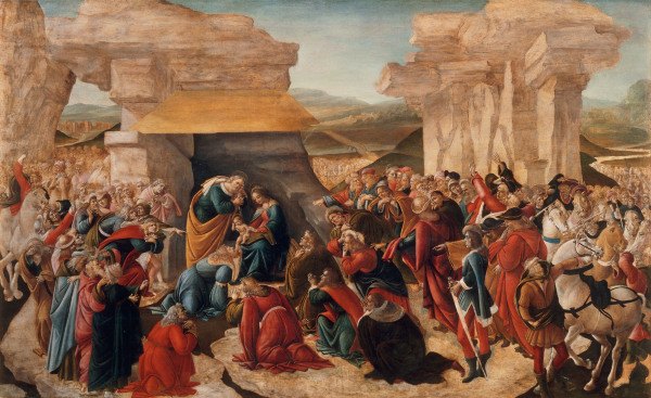 Adoration of the Kings / Botticelli od Sandro Botticelli