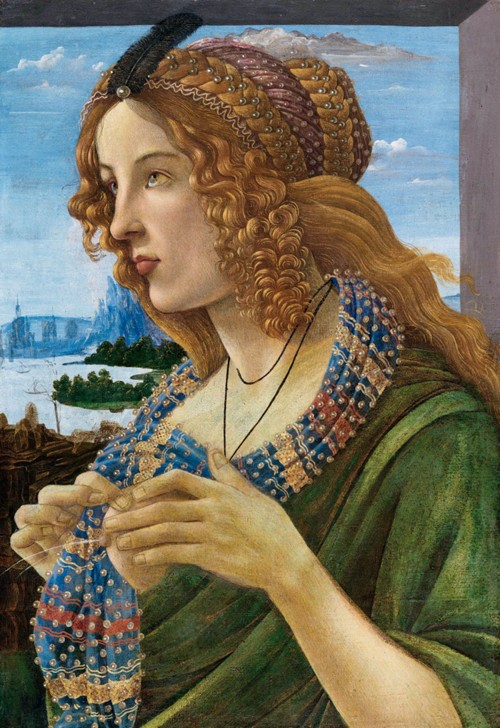 Allegorical Portrait of a Woman (Simonetta Vespucci) od Sandro Botticelli