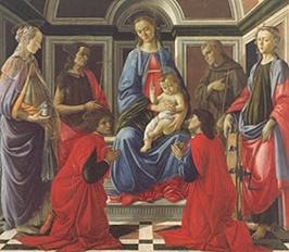 Altar des Hl. Ambrosius. od Sandro Botticelli