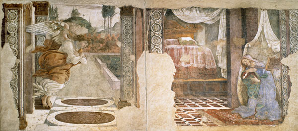 The Annunciation from San Martino della Scala od Sandro Botticelli