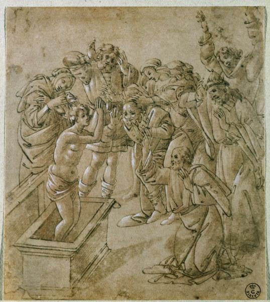 Botticelli / Raising Theophilus  son od Sandro Botticelli