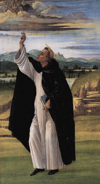Botticelli / St.Dominic / c.1495 od Sandro Botticelli