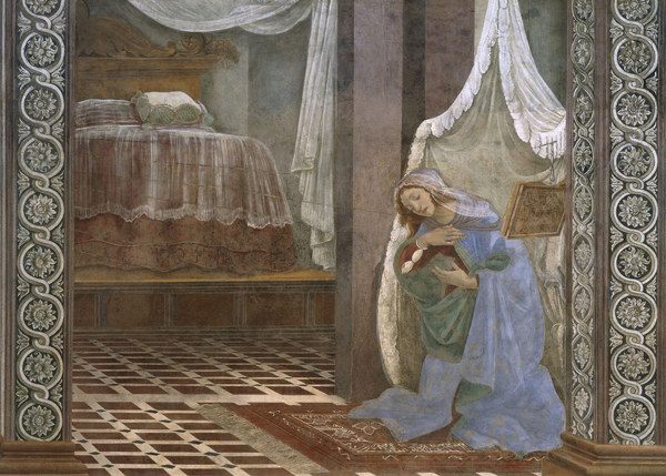 Botticelli, Annunciation to Mary od Sandro Botticelli