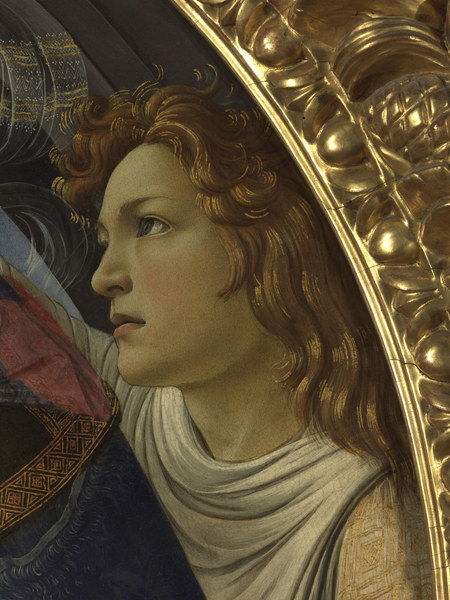 Botticelli, Madonna Magnificat, Angel od Sandro Botticelli