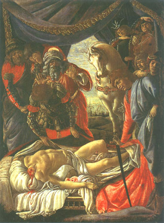 Discovery of the dead Holofernes od Sandro Botticelli