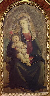 Madonna and Child in Glory (tempera on panel) (for detail see 107250) od Sandro Botticelli