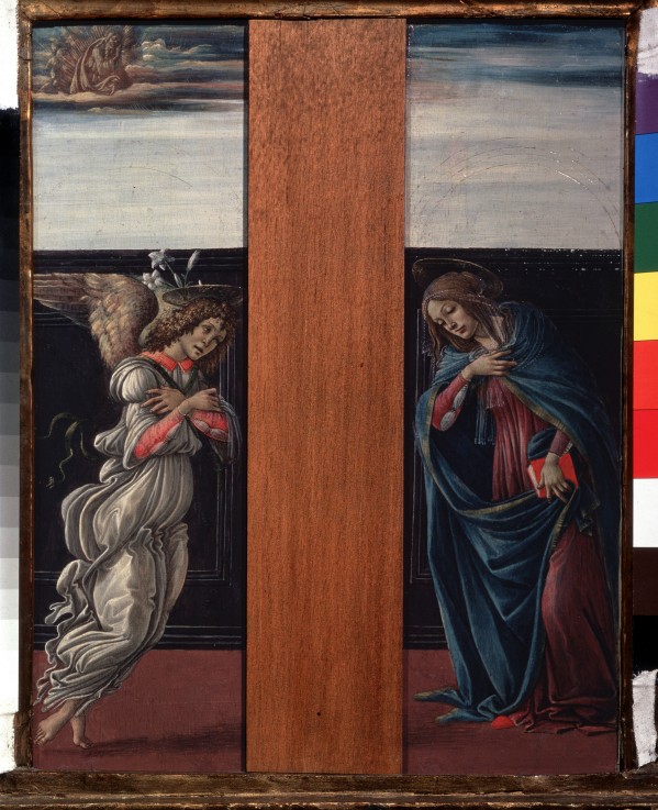 The Annunciate Virgin and Archangel Gabriel od Sandro Botticelli