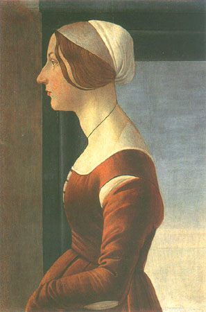 Portrait of a woman od Sandro Botticelli