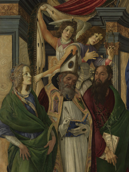 S.Botticelli, Katharina, Augustinus u.a. od Sandro Botticelli