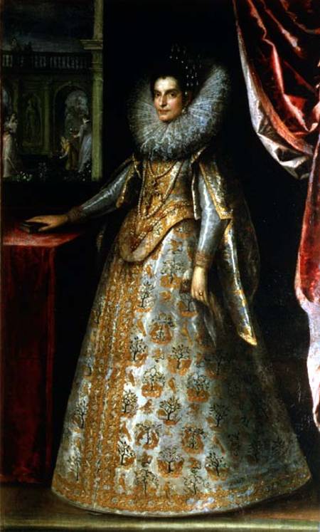Portrait of Laura d'Este (pair of 78786) od Santo Peranda