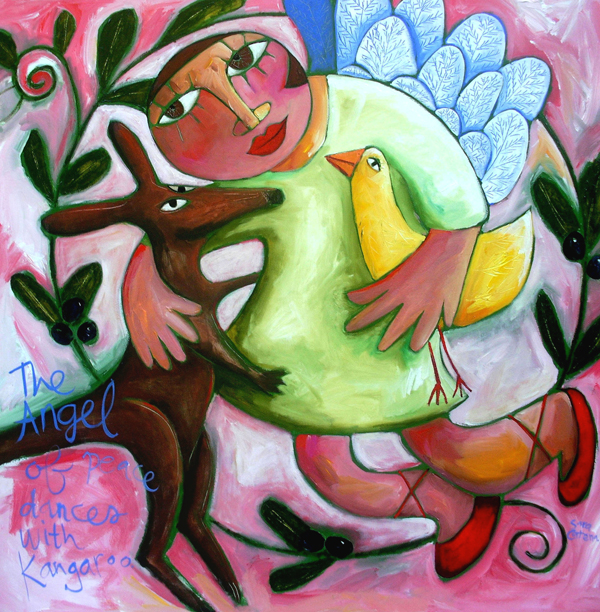Angel of Peace the Kangaroo od Sara Catena