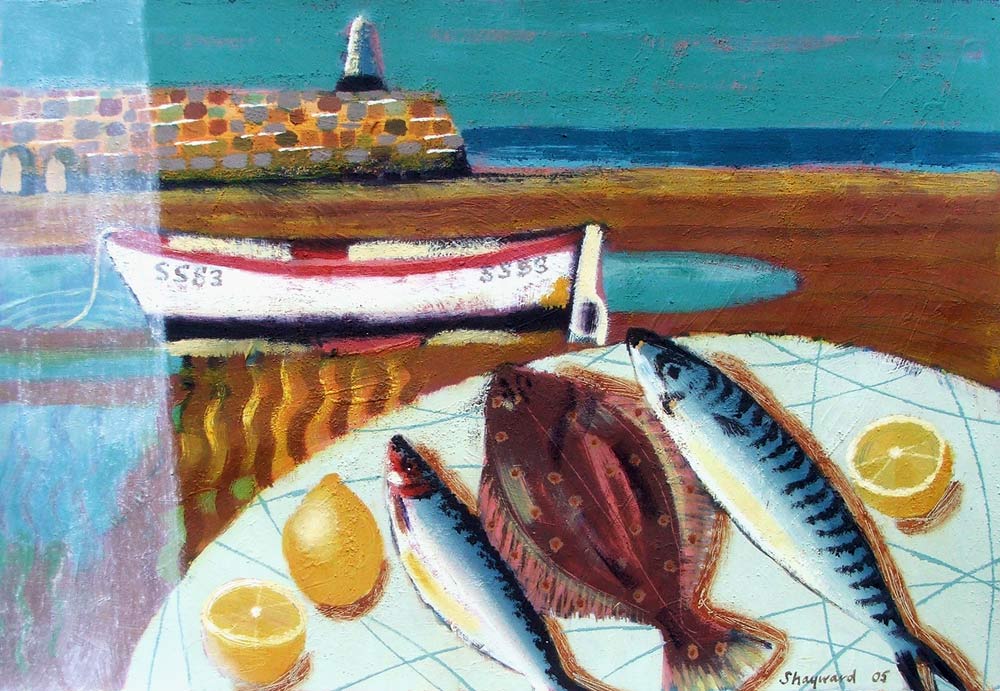 Plaice and Lemon od Sara  Hayward