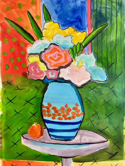 Vase of flowers