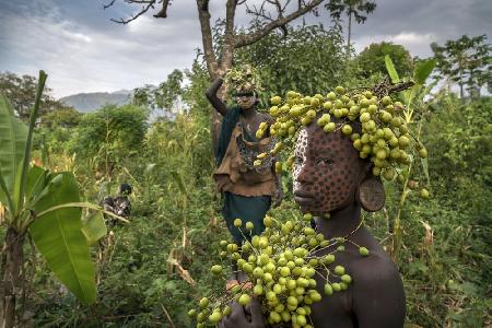 Ethiopian Suri  tribes