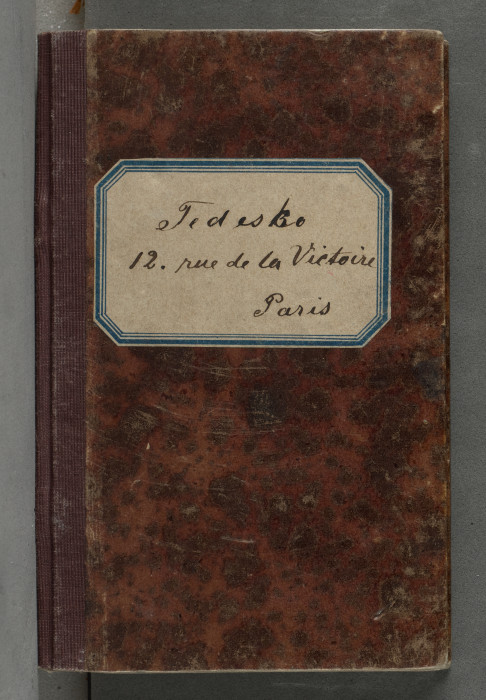Verzeichnis der Werke für Tedesco, Paris od Schreyer Adolf