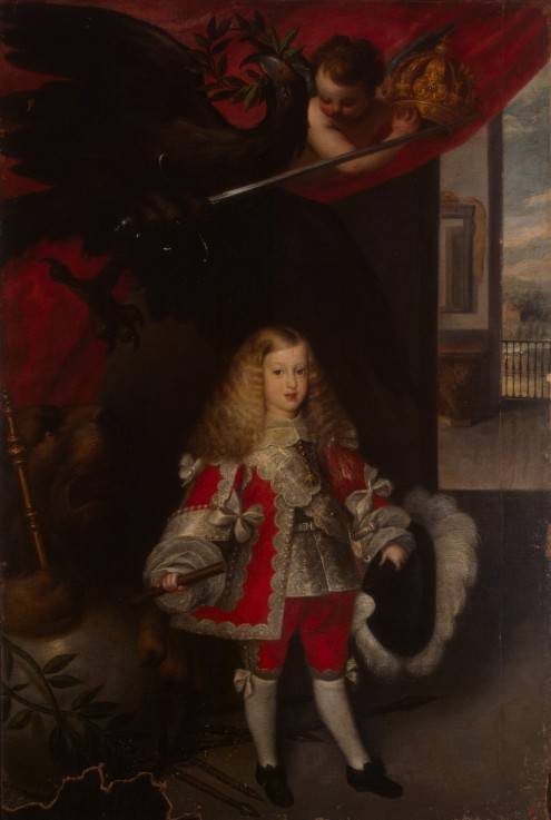 Portrait of Charles II of Spain as a Child od Sebastian de Herrera Barnuevo