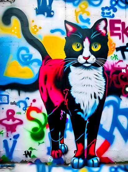 Graffiti Cat